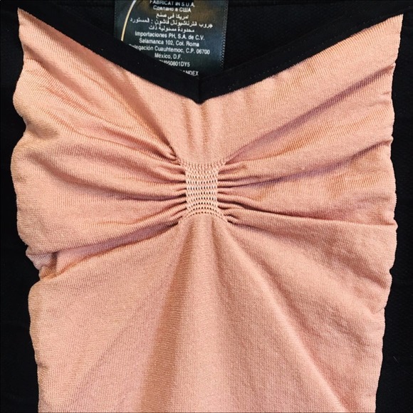 Bebe Mix Media Bandage Bodycon Dress Black Size PS - Picture 6 of 9